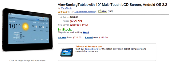 Amazon.com: ViewSonic gTablet